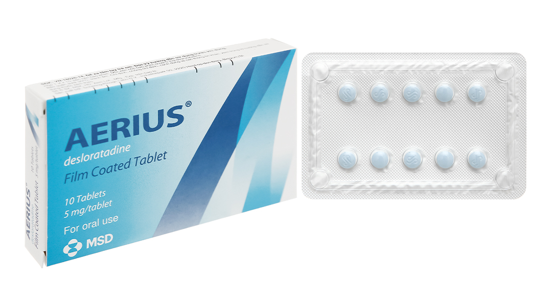 Thuốc Aerius 5mg/tab: Công Dụng, Liều Dùng, Tác Dụng Phụ và Những Điều Cần Biết