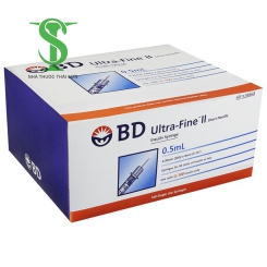 BƠM TIÊM TIỂU ĐƯỜNG BD ULTRA-FINE II  0,5 ML .H/100 CÁI