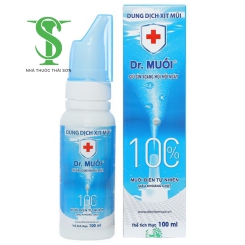 DR.MUỐI XỊT MŨI. Giữ gìn xoang mũi mỗi ngày. Chai xịt 100mL