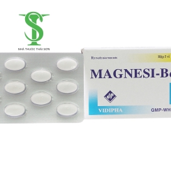 THUỐC BÔ SUNG MAGNESI-B6 VIDIPHA HỘP 5 VỈ X 10 VIÊN BAO ĐƯỜNG 