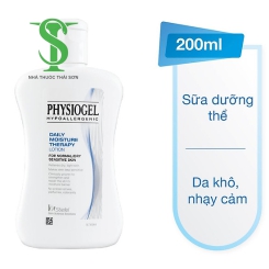 PHYSIOGEL HYPOALLERGENIC LOTION. Sữa dưỡng ẩm dành cho da khô và nhạy cảm. Chai 200ml