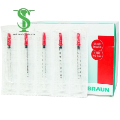 BƠM TIÊM TIỂU ĐƯỜNG OMNICAN 40 1ML/40IU BRAUN.H/100 CÁI