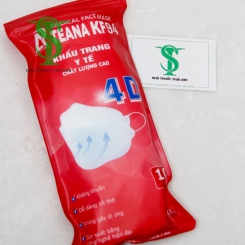 KHẨU TRANG KF94 4D TEANA. Khẩu trang Y tế chất lượng cao. Gói 10 cái
