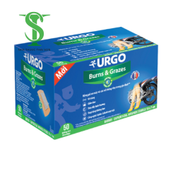 URGO BURNS & GRAZES – BĂNG GẠC VÔ TRÙNG DÙNG CHO CÁC VẾT BỎNG VÀ VẾT THƯƠNG BỀ MẶT