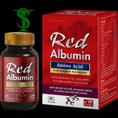 RED ALBUMIN. Hộp 60 viên