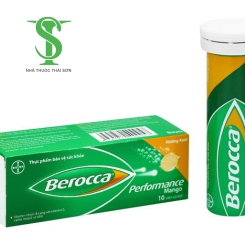 Viên sủi bổ sung vitamin tổng hợp Berocca Performance Mango tuýp 10 viên