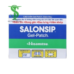 Cao dán giảm đau Salonsip Gel-Patch hộp 10 bao x 2 miếng