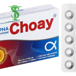 ALPHACHOAY THUỐC GIẢM VIÊM, SƯNG, PHÙ NỀ...  DẠNG MEN H/30 VIÊN