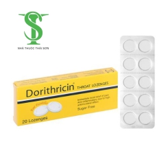 VIÊN NGẬM TRỊ ĐAU HỌNG DORITHRICIN THROAT LOZENGESS HỘP 20 VIÊN