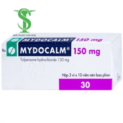 THUỐC GIÃN CƠ VÀ TĂNG TRƯƠNG LỰC CƠ MYDOCALM 150 MG HỘP 30 VIÊN