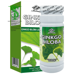 Nu-Health GINKO BILOBA. Viên uống tăng cường tuần hoàn máu não. Lọ 200 viên
