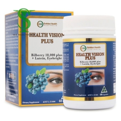 VIÊN UỐNG BỔ MẮT HEALTH VISION PLUS GOLDEN HEALTH. Hộp 60 viên