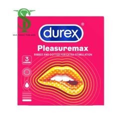 BCS DUREX PLEASUREMAX SIZE LỚN 56MM GÂN VÀ ĐIỂM NỔI 3S