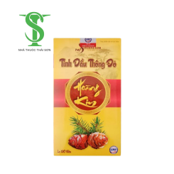 TINH DẦU THÔNG ĐỎ HOÀNG KIM. Lọ 60 viên