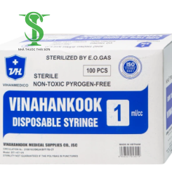 Bơm tiêm sử dụng 1 lần 1ml/cc Vinahankook