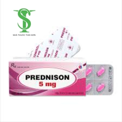 THUỐC KHÁNG VIÊM PREDNISON 5MG DOMESCO H10 VỈ X 10 VIÊN NÉN BAO PHIM