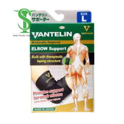 Đai Bảo Vệ Khớp Khuỷu Tay VANTELIN ELBOW SUPPORT. Đai thun đa chiều, hỗ trợ vận động. Xuất xứ Nhật Bản