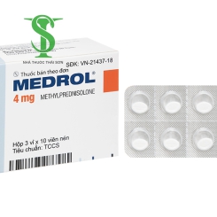 THUỐC KHÁNG VIÊM MEDROL 4 MG. H/30 VIÊN