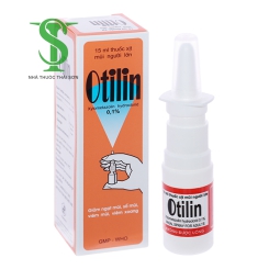THUỐC TRỊ NGHẸT MŨI NGƯỜI LỚN DẠNG XỊT  OTILLIN 0,1% C/15 ML