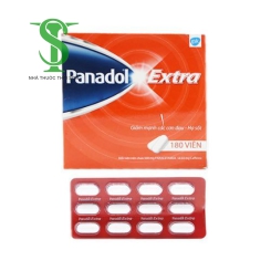 Thuốc giảm đau, hạ sốt Panadol Extra hộp 180 viên