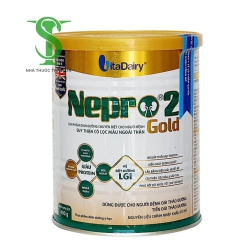 SỮA BỘT NEPRO 2 GOLD. Sản phẩm dinh dưỡng chuyên biệt cho người bệnh suy thận có lọc máu ngoài