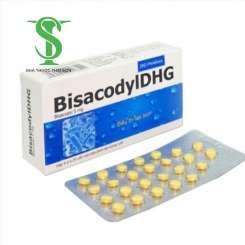 THUỐC TRỊ TÁO BÓN BISACODYL DHG 5 MG, H/100 VIÊN