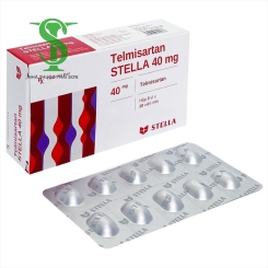THUỐC TRỊ CAO HUYẾT ÁP TELMISARTAN 40 STELLA H/30 V