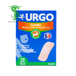 URGO DURABLE – BĂNG CÁ NHÂN VẢI ĐỘ DÍNH CAO