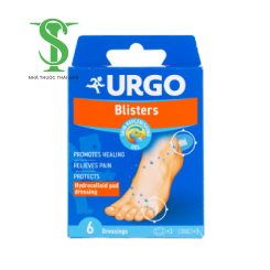 URGO URGO HYDROCOLLOID PAD DRESSING – BĂNG DÁN HYDROCOLLOID NGĂN NGỪA VÀ HỖ TRỢ ĐIỀU TRỊ VẾT PHỒNG RỘP