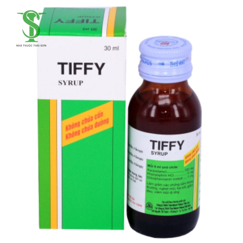 SIRO TRỊ CẢM CÚM TRẺ EM TIFFY C/30 ML