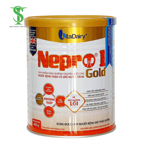 SỮA BỘT NEPRO 1 GOLD. Sản phẩm dinh dưỡng chuyên biệt cho người bệnh thận (400g)