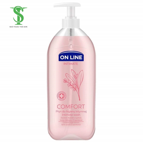 DUNG DỊCH VỆ SINH PHỤ NỮ ON LINE INTIMATE 3 IN 1. Chai 500ml