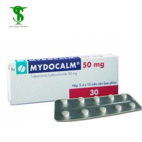 THUỐC GIÃN CƠ VÀ TĂNG TRƯƠNG LỰC CƠ MYDOCALM 50 MG HỘP 30 VIÊN
