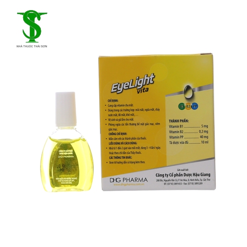 THUỐC NHỎ MẮT EYELIGHT VITA YELLOW CHAI 10 ML