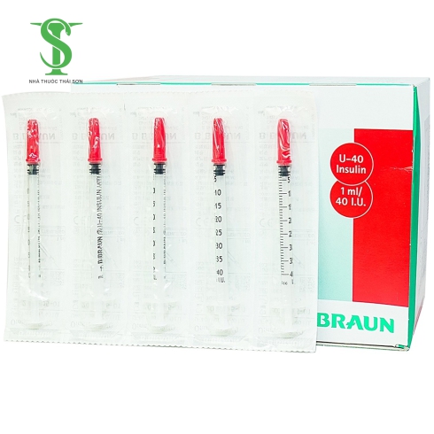 BƠM TIÊM TIỂU ĐƯỜNG OMNICAN 40 1ML/40IU BRAUN.H/100 CÁI