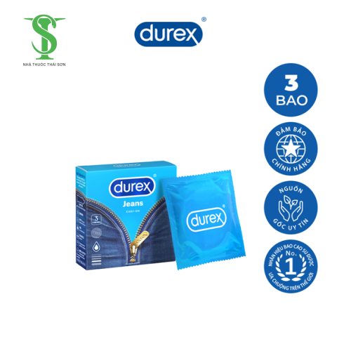 BCS DUREX JEAN SIÊU MỎNG NHIỀU GEL BÔI TRƠN 3S