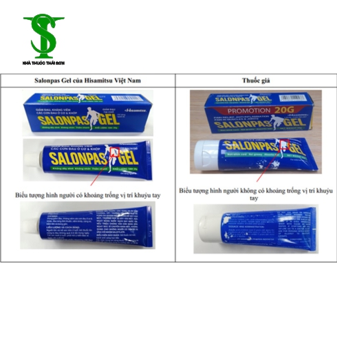 GEL BÔI GIẢM ĐAU SALONPAS HỘP 1 TUÝP X 15 G
