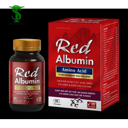 RED ALBUMIN. Hộp 60 viên