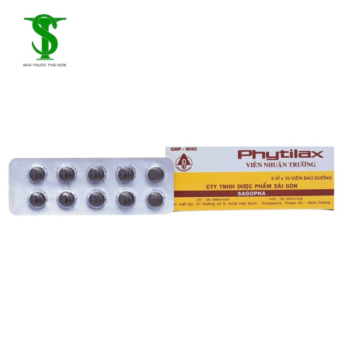 THUỐC TRỊ TÁO BÓN PHYTILAX H/30 VIÊN
