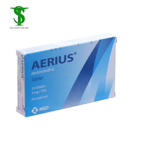 THUỐC CHỐNG DỊ ỨNG AERIUS H/10 VIÊN