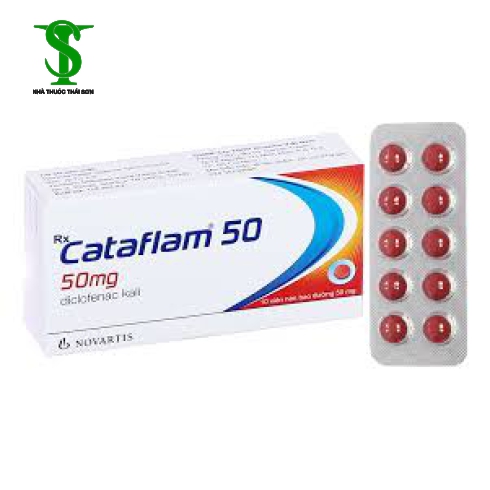 THUỐC GIẢM ĐAU KHÁNG VIÊM CATAFLAM 50 MG H/10 VIÊN
