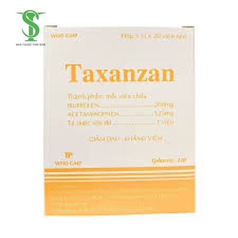THUỐC GIẢM ĐAU KHÁNG VIÊM TAXANZAN HỘP 5 VỈ X20 VIÊN