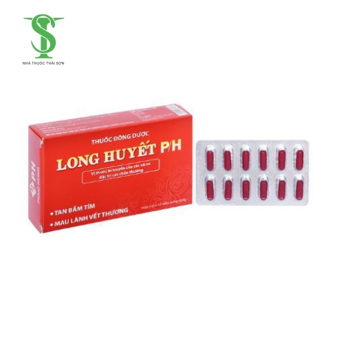 THUỐC TAN MÁU BẦM, MAU LÀNH VẾT THƯƠNG LONG HUYẾT H/24 VIÊN