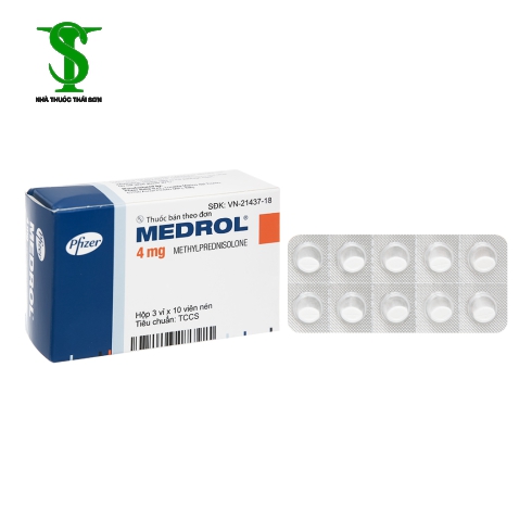 THUỐC KHÁNG VIÊM MEDROL 4 MG. H/30 VIÊN
