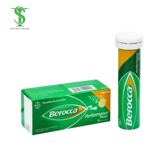 VIÊN SỦI BỔ SUNG VITAMIN , KHOÁNG CHẤT BEROCCA PERFORMANCE ORANGE TUÝP 10 VIÊN  