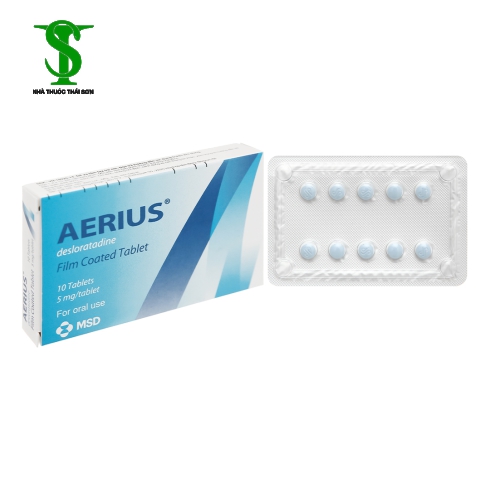THUỐC CHỐNG DỊ ỨNG AERIUS H/10 VIÊN