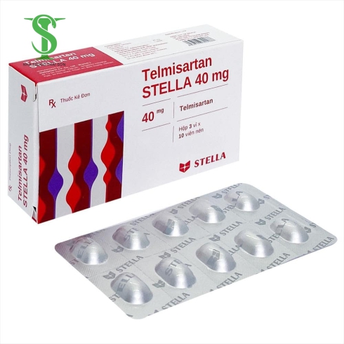 THUỐC TRỊ CAO HUYẾT ÁP TELMISARTAN 40 STELLA H/30 V