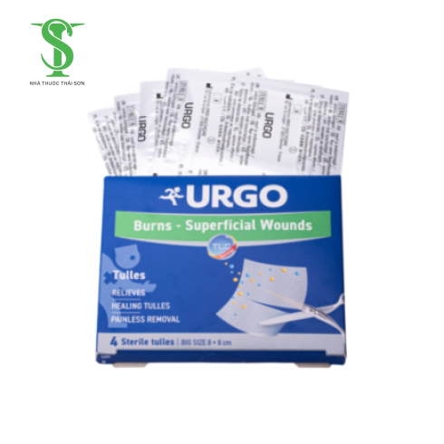 URGO BURNS SUPERFICIAL WOUNDS – GẠC LƯỚI TIỆT TRÙNG