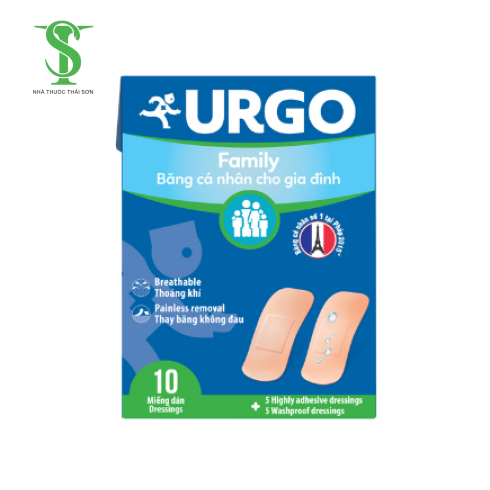 URGO FAMILY – BĂNG CÁ NHÂN DÀNH CHO GIA ĐÌNH